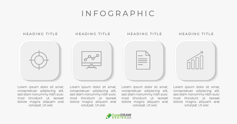 Simple Clean Elegant Business Infographic Template