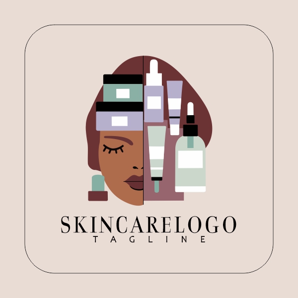 Skincare Brand Logo Vector illustration Free CDR Download For free