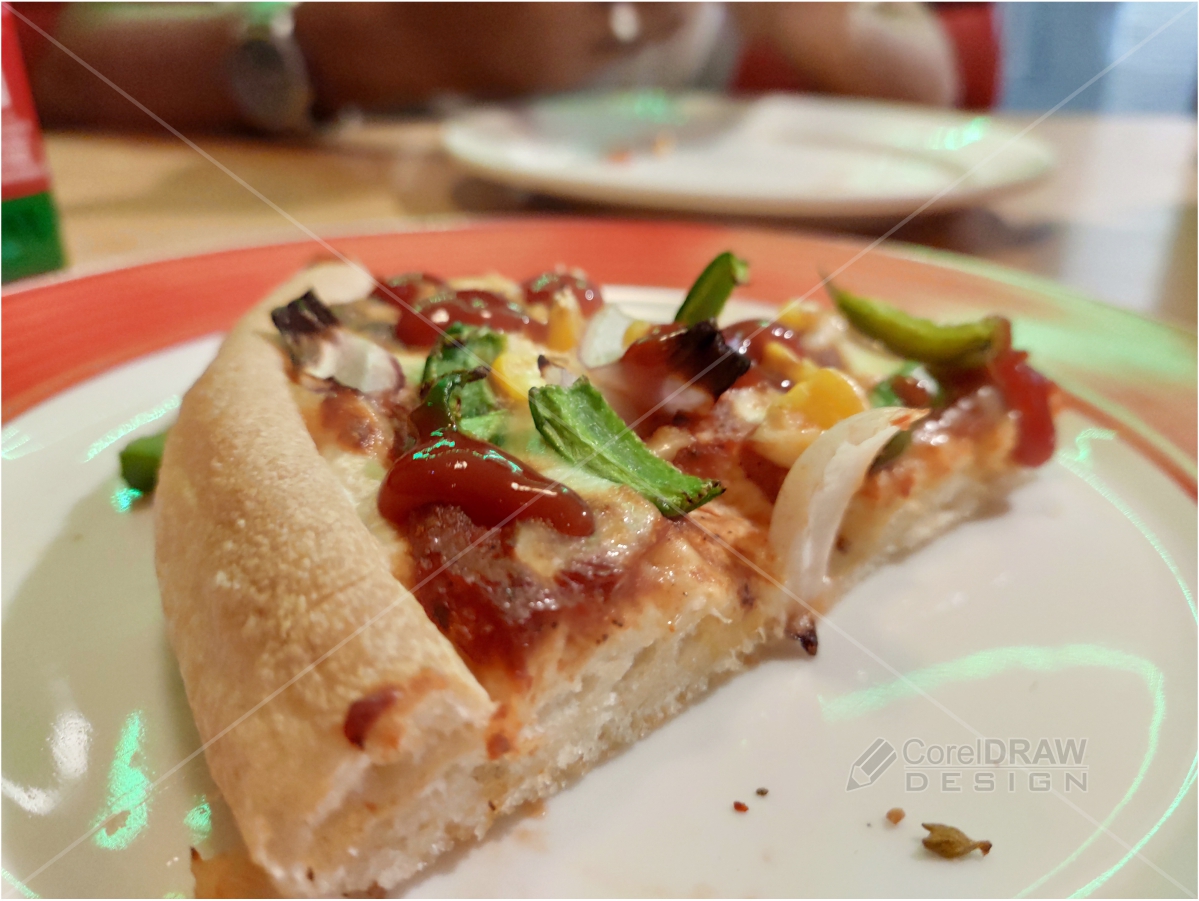 Sliced Pizza on Plate