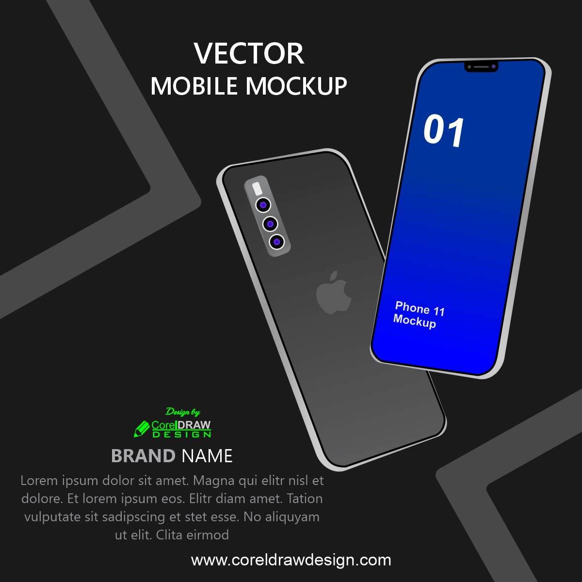 Download Download Smartphone Premium Mockup | CorelDraw Design ...