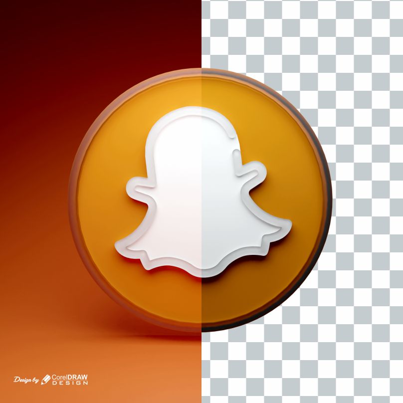 Snapchat Glass Effect Logo JPG and PNG With Background Download Free Image From Coreldrawdesign