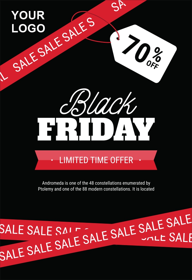 Social Media Black Friday Sale Poste Free CDR Design Download For Free