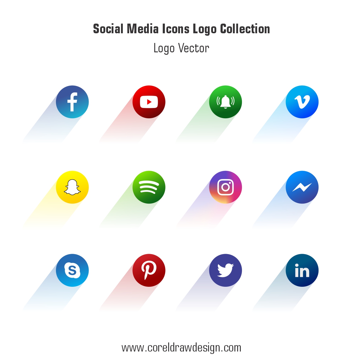 Social Media Icons Logo Collection