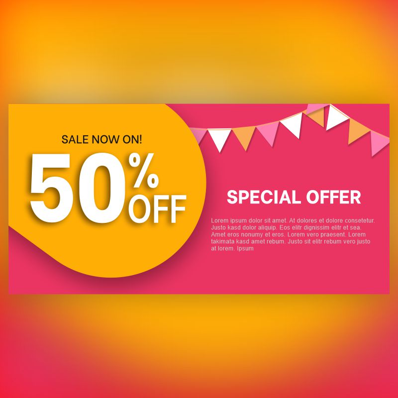 Special Offer Banner Template Free Premium Vector