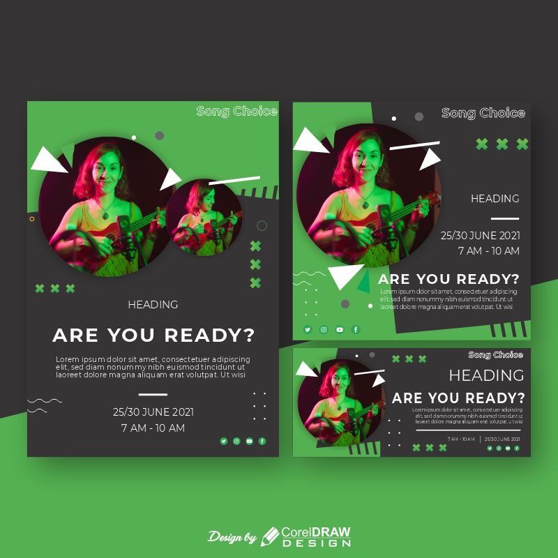 Download Spotify Themed Collection Poster Flyer Banner Download From