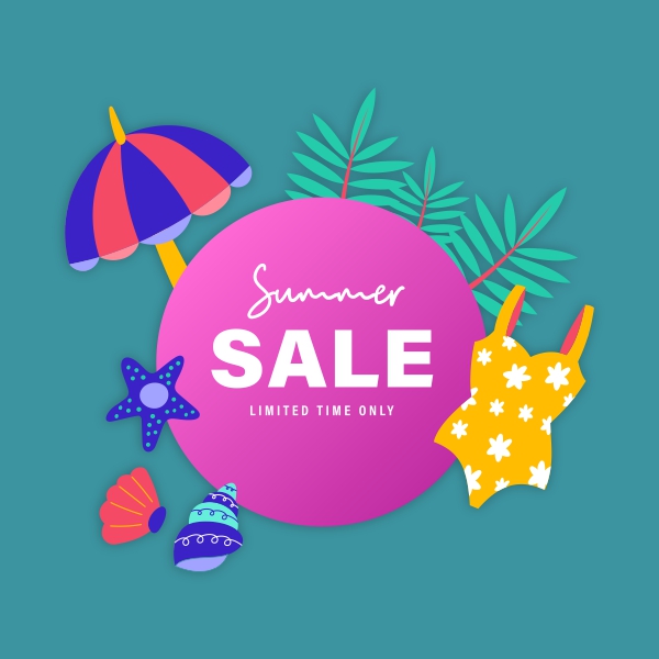 Summer Big Sale  Vector Design CDR File Download For Free