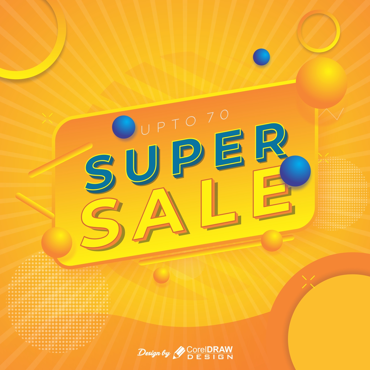 Super Sale Poster for Instagram free Template