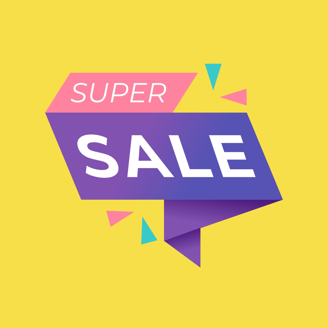 Super Summer Sale Tag Vector Download For Free