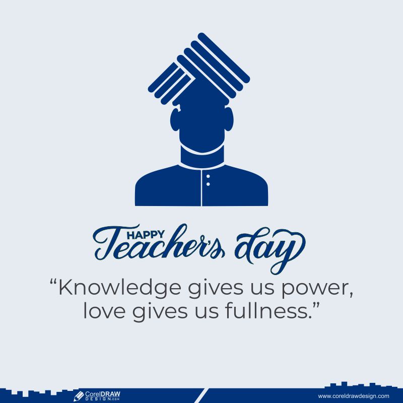 Teachers Vector Happy Teachers Day design