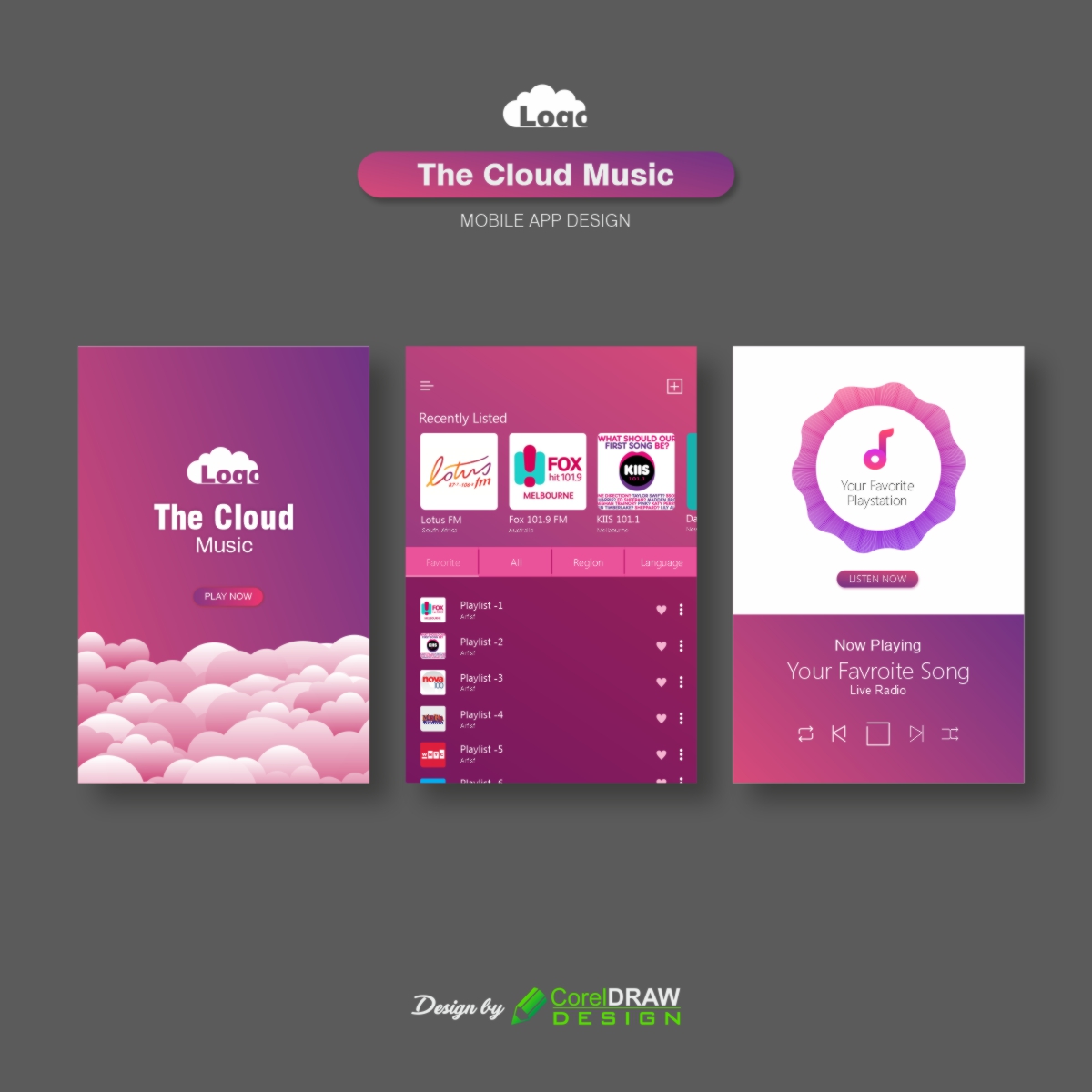 The Cloud Music Player User Interface