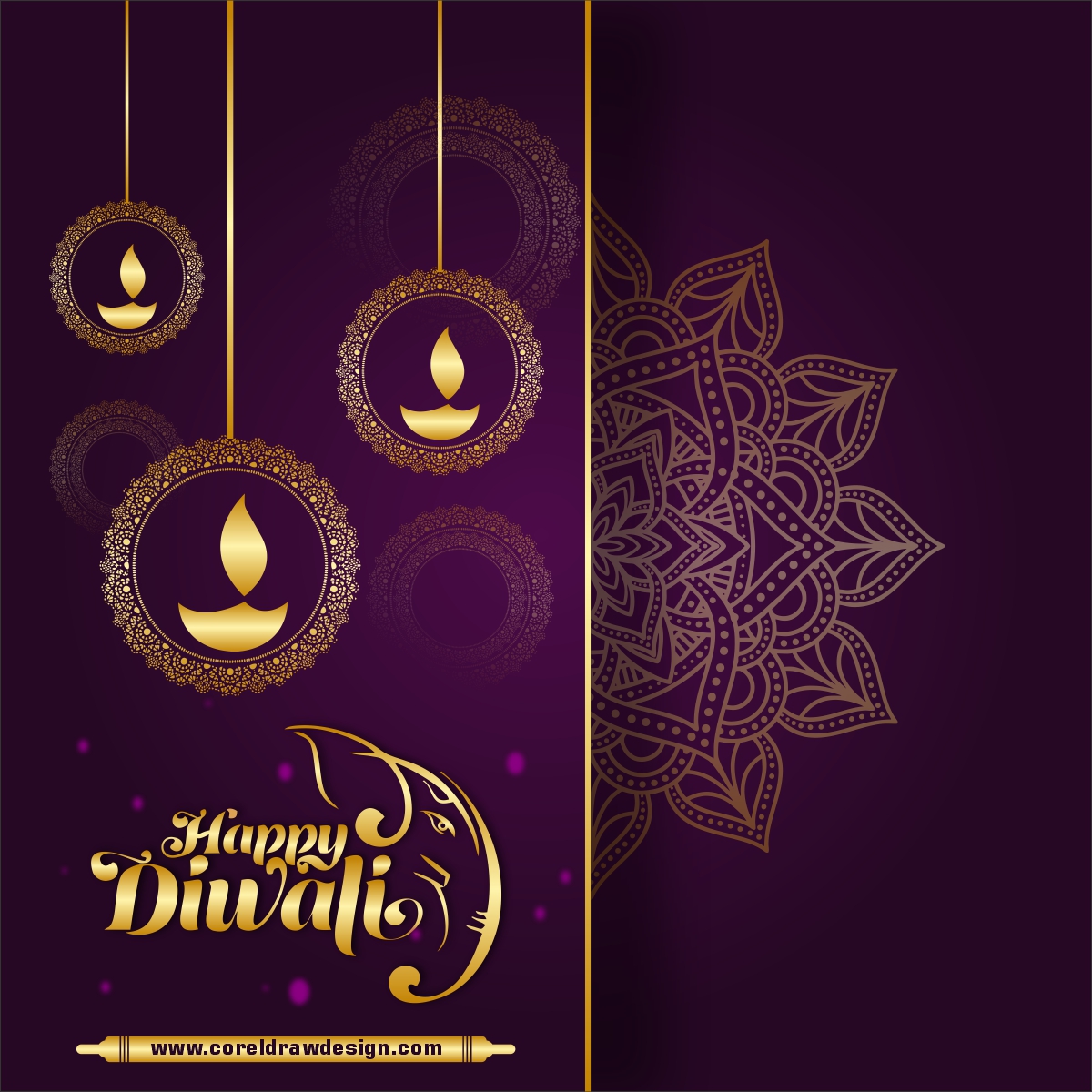 download-traditional-happy-diwali-festival-card-design-free-vector