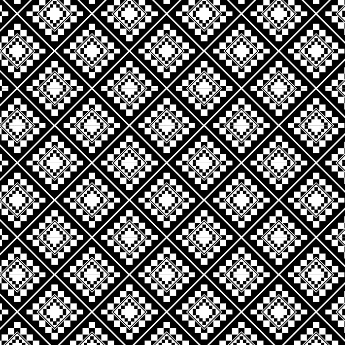 Traditional mattress tribal pattern mat vector