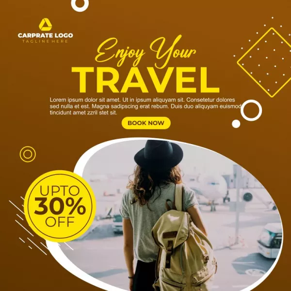 travel banner business template banner design