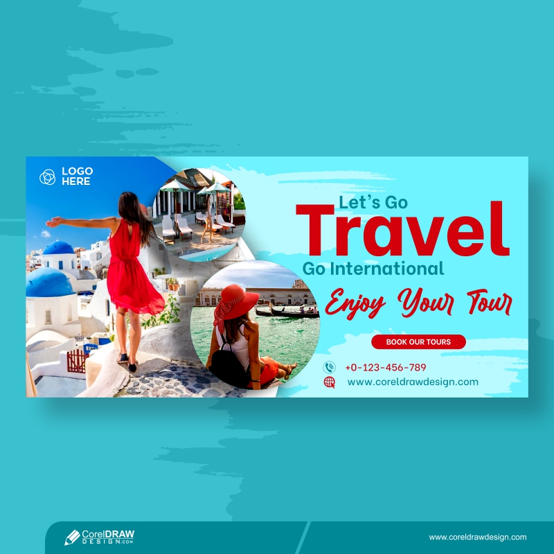 travel banner psd