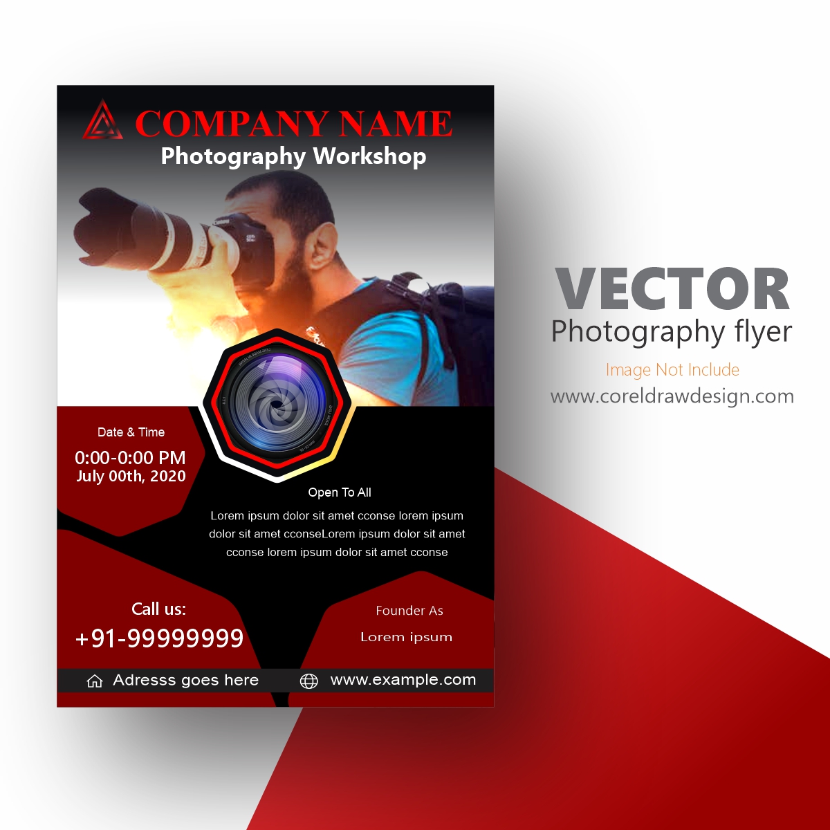 VECTOR Photography flyer