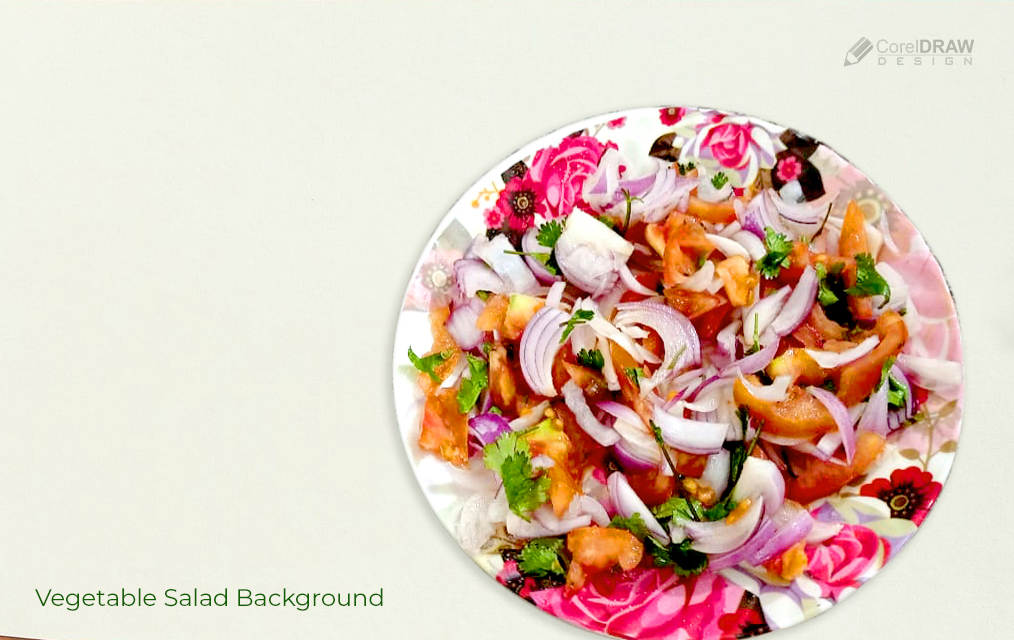 Vegetable Salad Background Stock Image