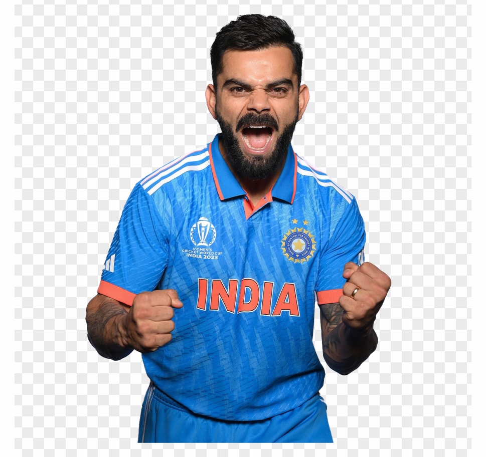 Virat Kholi in India Jersy Png Download For Free