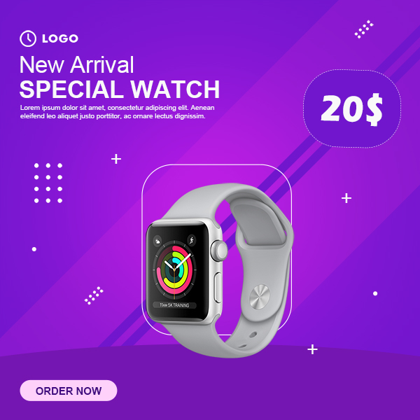 Watch Sales Social Media Free Psd Download