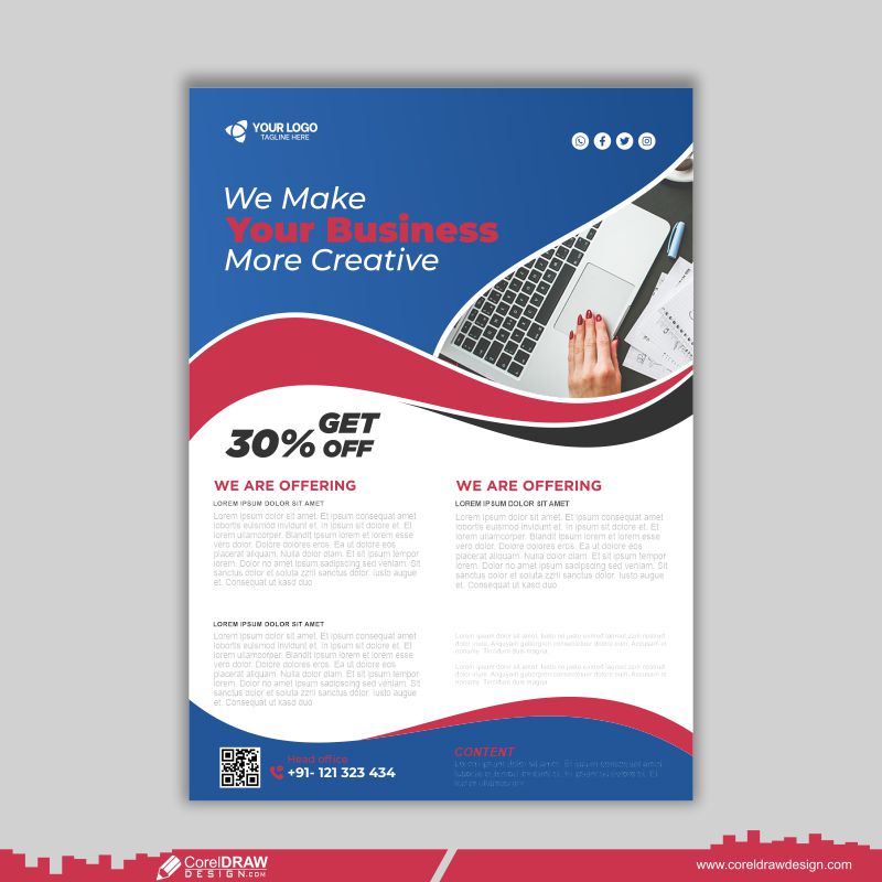 We Make Your Business Poster Flyer Premium Vector Design Free Download