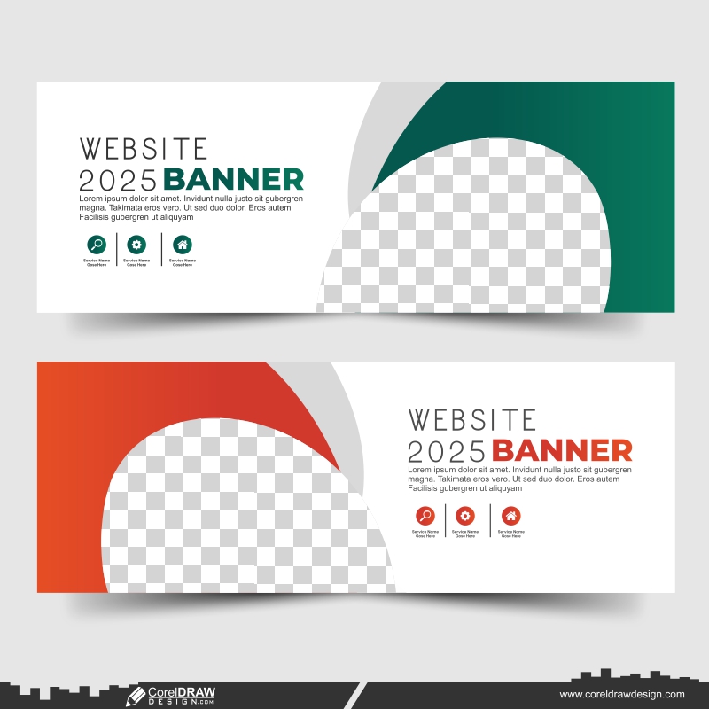 web banner design cdr download