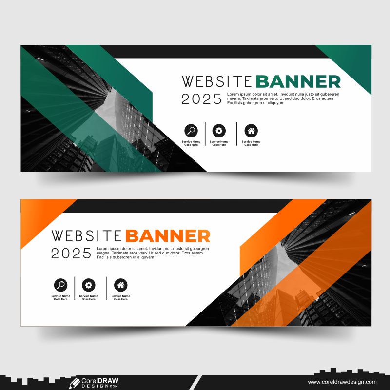 website banner corporate premium design