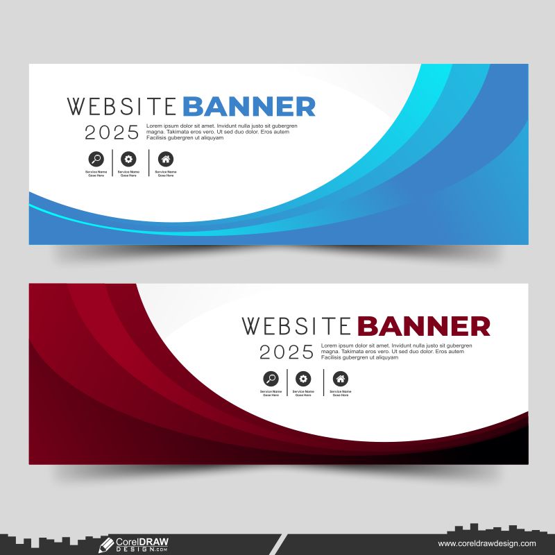 Website Banner Design template download