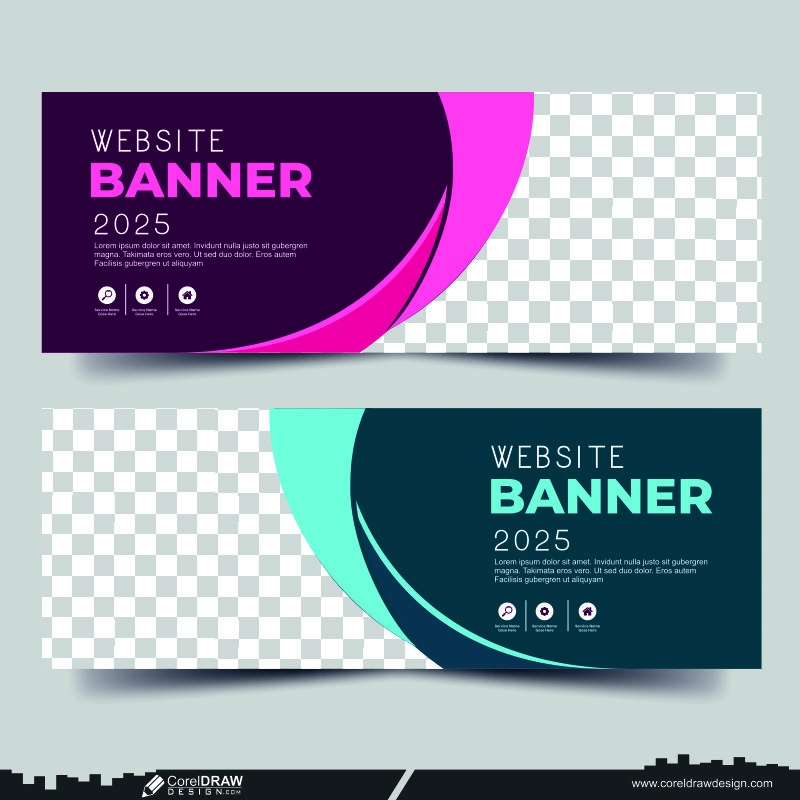 Website Banner dwl CDR Free Design Free