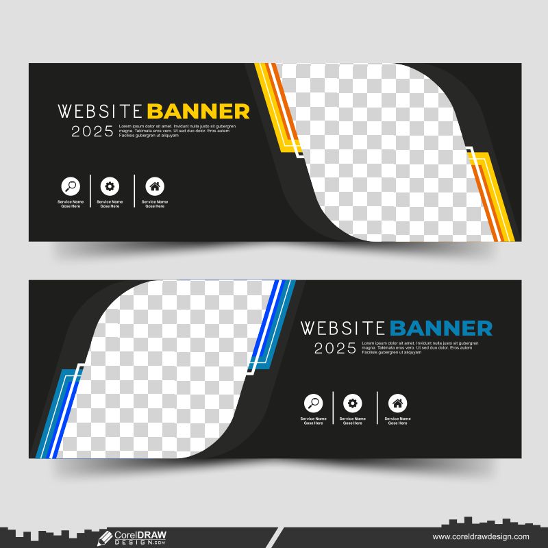 Website Banner Premium Design background