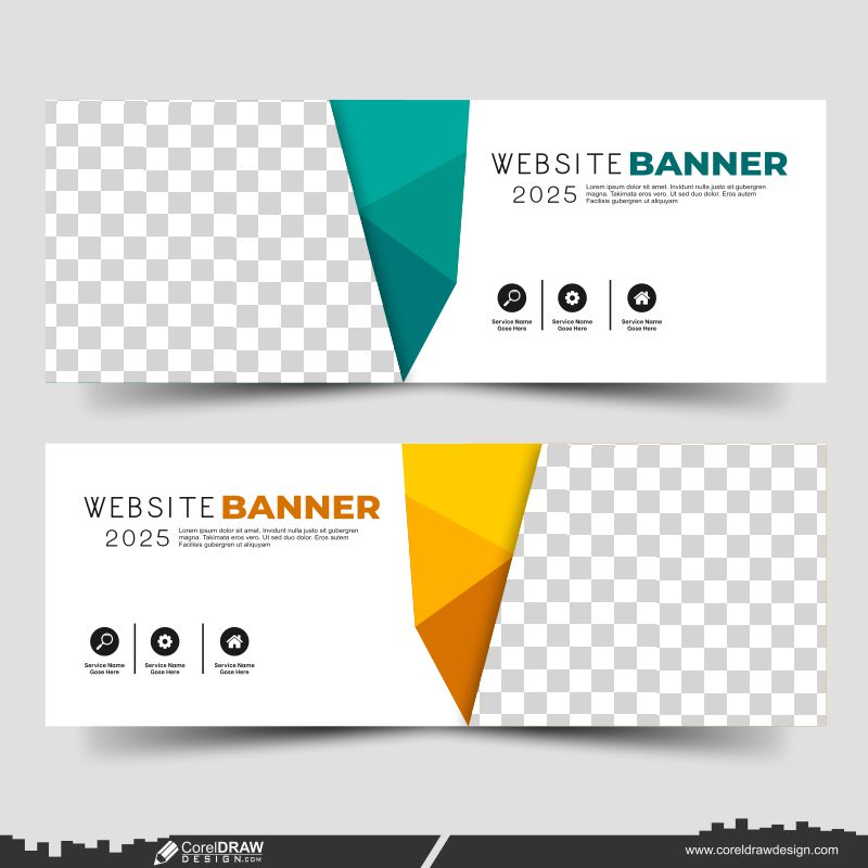 Website Banner Vector Design Banner