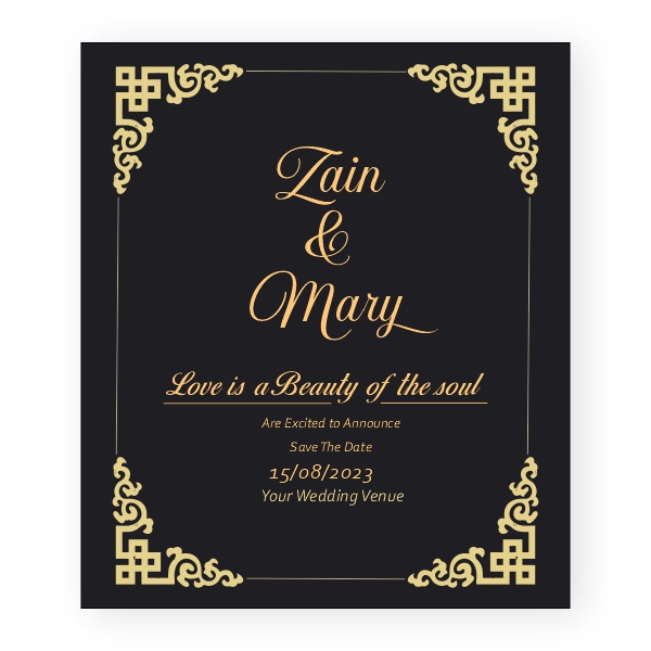 Weeding Invitation Card Vector  Design & Creativity For Free In Corel Draw Design 2024