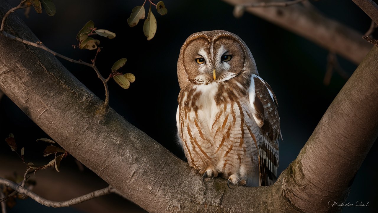 Wildlife owl hd stock image