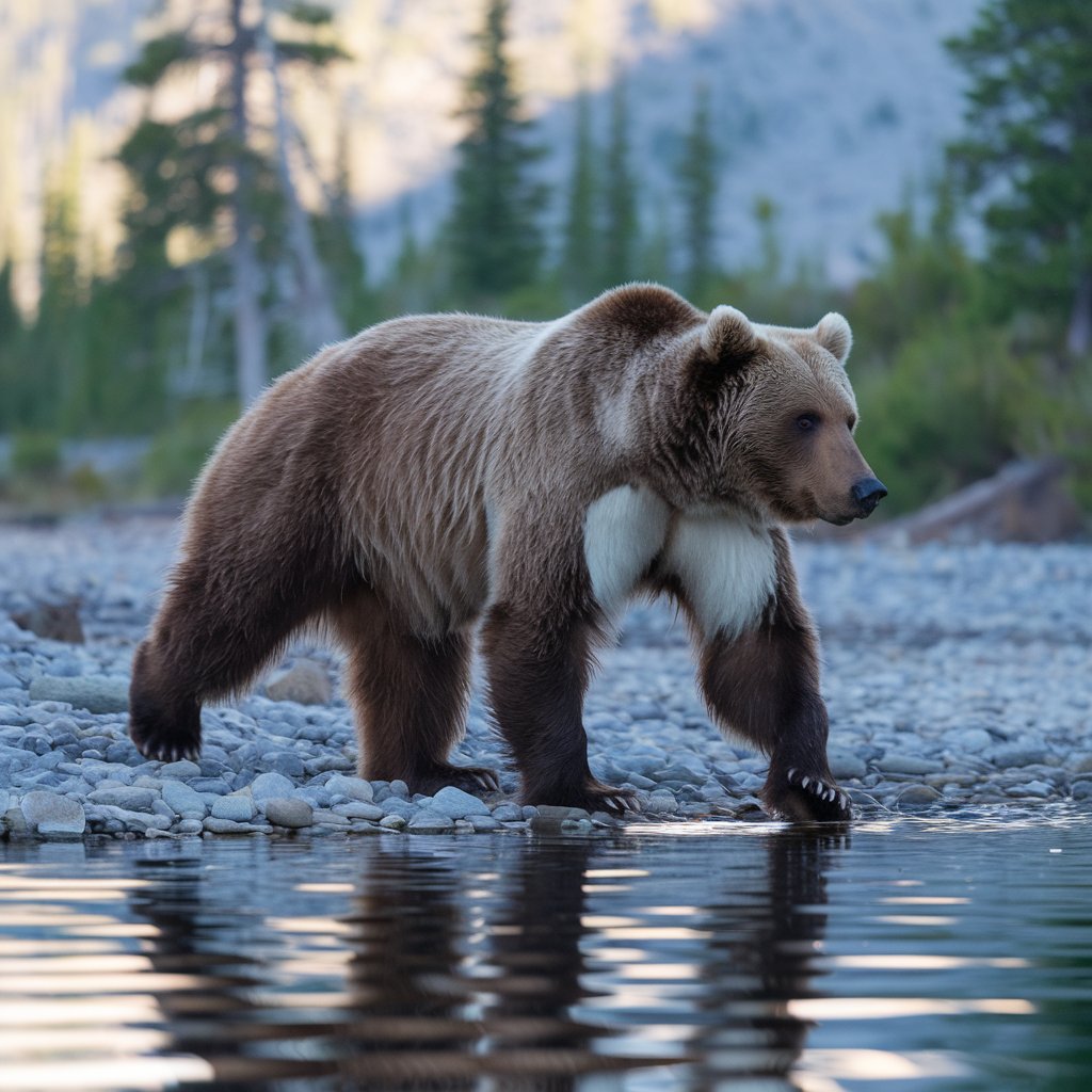 Wildlife photography of a bear