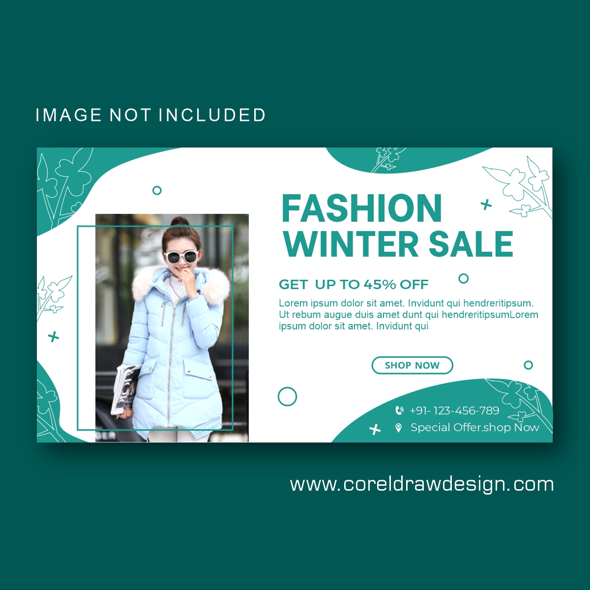 Winter Sale Collection Banner Template Design 