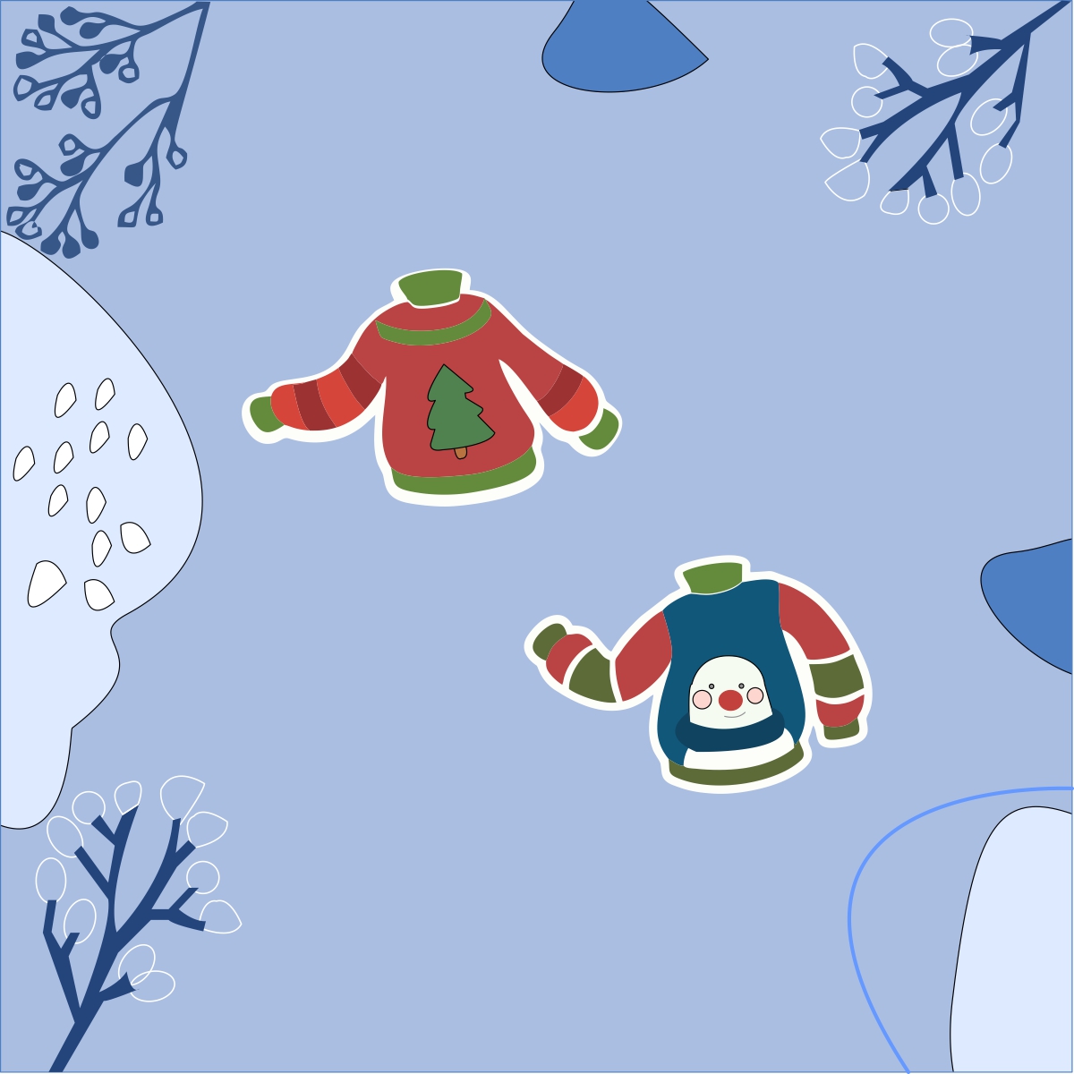 WINTER SALE TEMPLATE WITH SWEATER