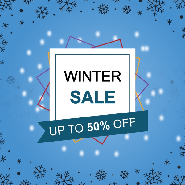 Winter sale Vector Banner Creative Design For Free In CDR file