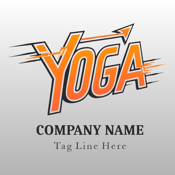 Yoga logo design CDR file download for free