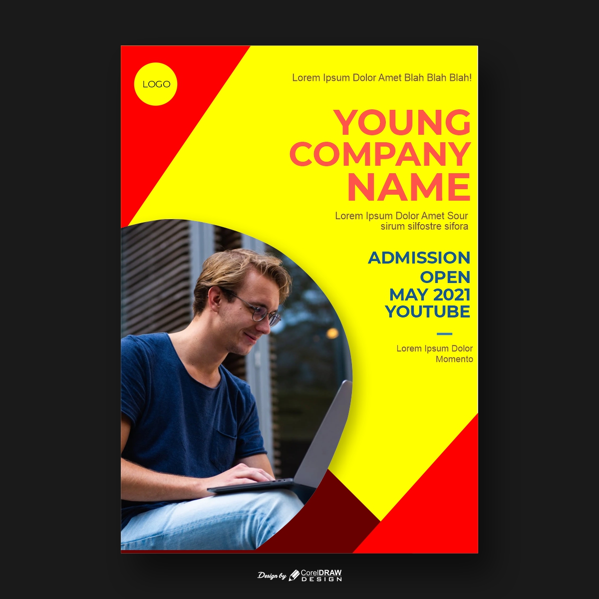Young Company Name Download Poster From Coreldrawdesign