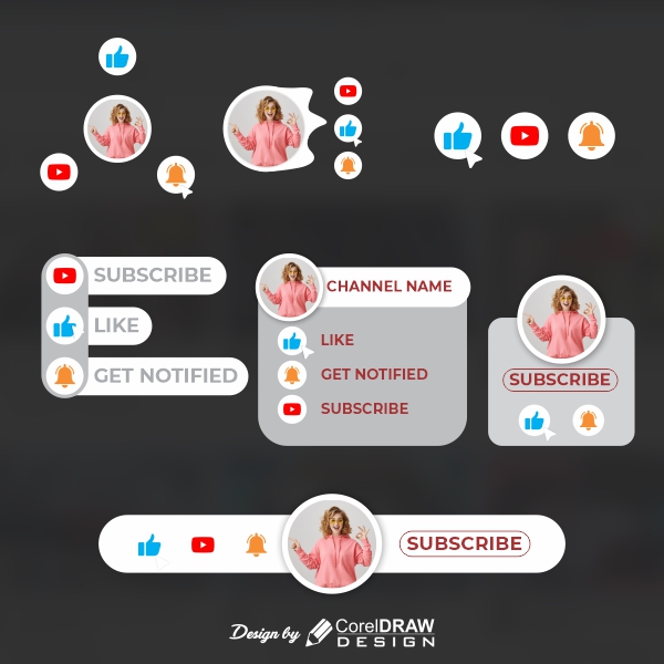 YouTube Like Subscribe Bell Icon Social Media Trending Icon 2021 Download Free Template