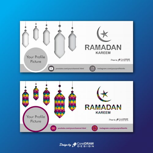 Ramdan season simple facebook cover page