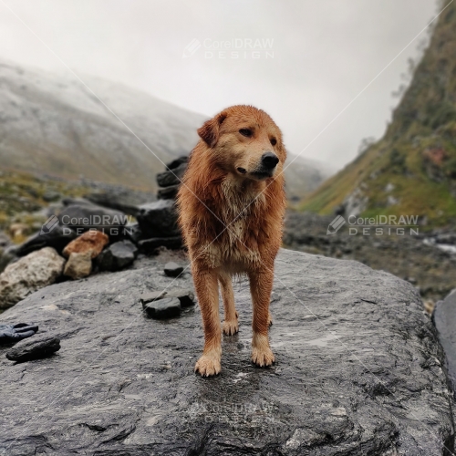 Mountain Dog- Mobile Photography