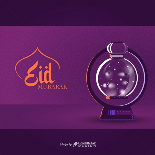 Eid Mubarak Wishes with Lantern
