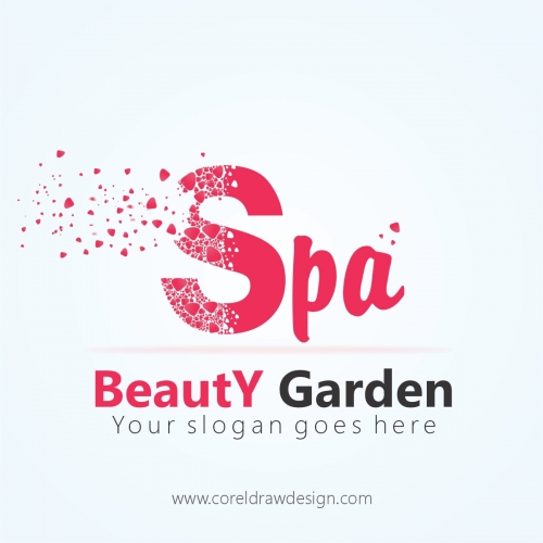 Spa beauty Garden Vector Logo 