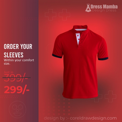 Red Sale Tshirt Instagram Ad Post Banner
