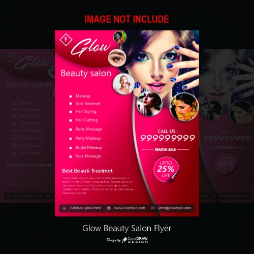 Glow Beauty Salon Flyer