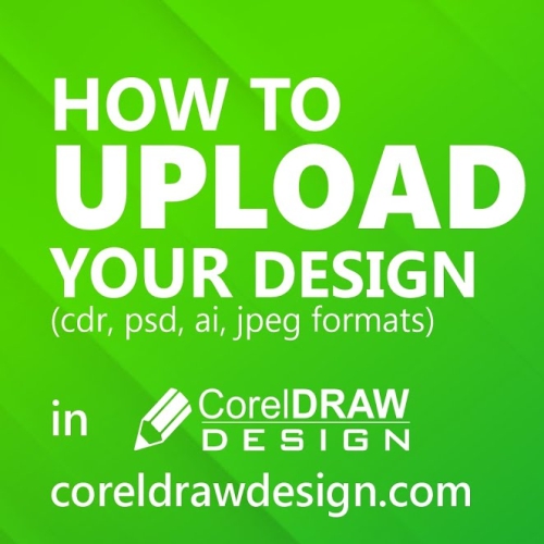 How to upload design in coreldrawdesign.com