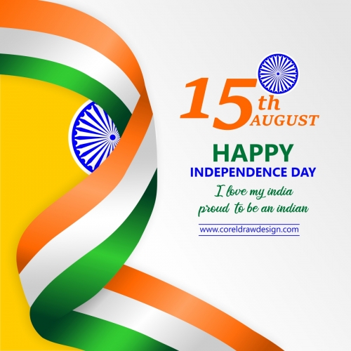 Creative Indian Independence Day Flag Vector