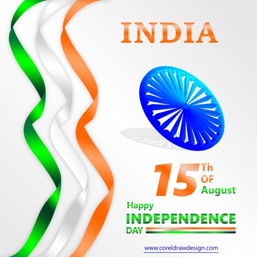 Indian Flat Independence Day Vector Design