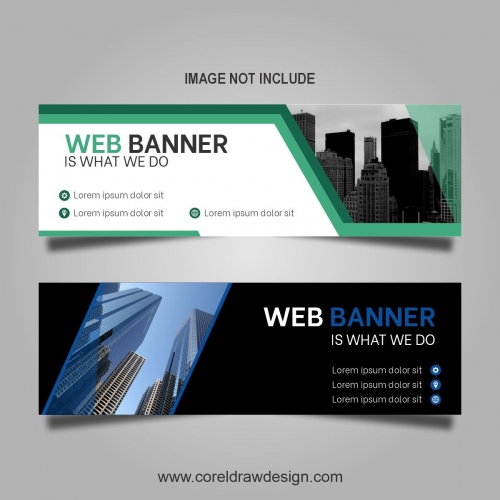Business Web Banner Collection Vector Design