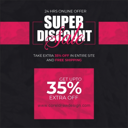 Super Discount Sale Banner Background Free Vector