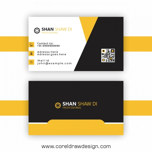 Creative Business Card Template Free Vector Design